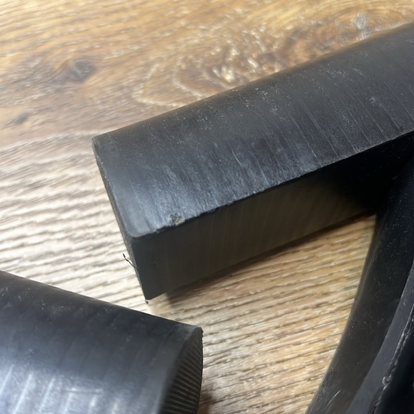 Jeffrey Campbell Legion Black Leather Lace Up Chunky Ankle Boots Size 8.5M - Picture 10 of 10